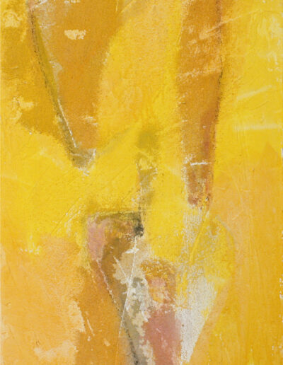 Angèle Ruchti, gelb-kupfer, 2002, 20 x 45 cm